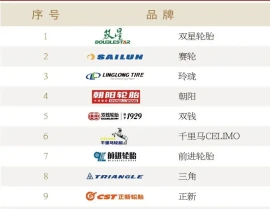 全球十大轮胎品牌2024｜中国轮胎十大影响力品牌！